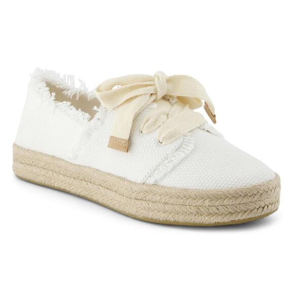 NWT Toms Carolina Espadrille Lace-Up Sneakers Women's Size 10 - Picture 2 of 6